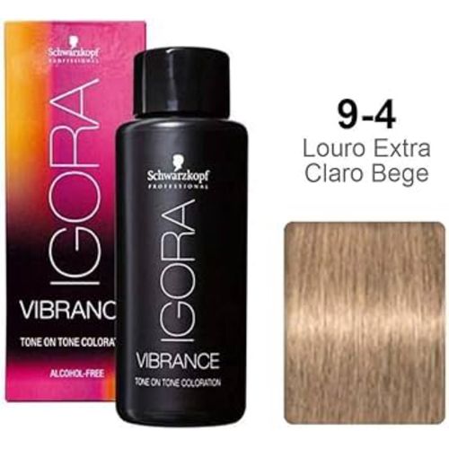 Schwarzkopf Igora Vibrance 9-4 Louro Extra Claro Bege 60ml