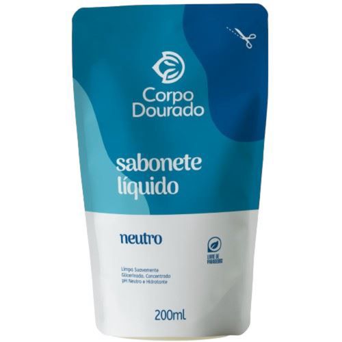 Sabonete Líquido Corpo Dourado Pouch 200ml Neutro