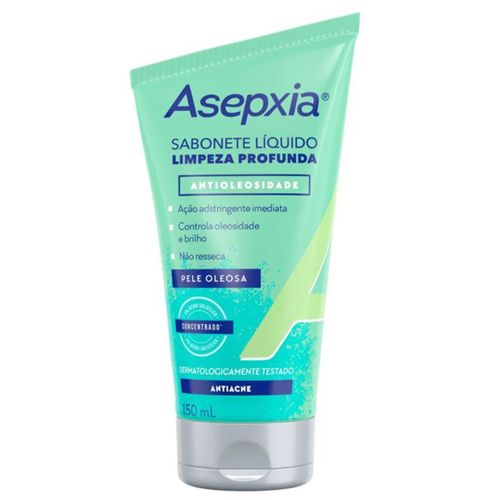 Sabonete Líquido Asepxia 150ml Limpeza Sabonete Líquido Asepxia 150ml Limpeza