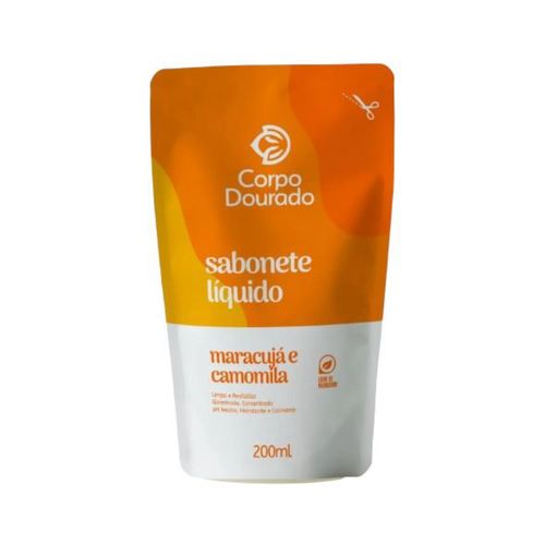 Sabonete Liquido Corpo Dourado Pouch 200ml Maracujá/Camomila Sabonete Liquido Corpo Dourado Pouch 200ml Maracujá/Camomila