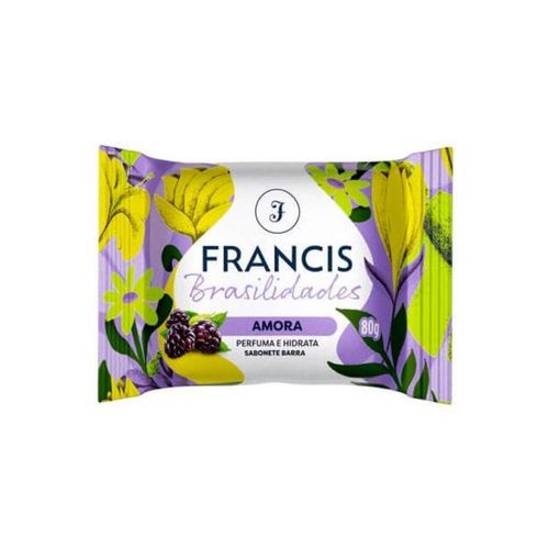 Sabonete Francis Brasil 80g Amora/Roxo Sabonete Francis Brasil 80g Amora/Roxo