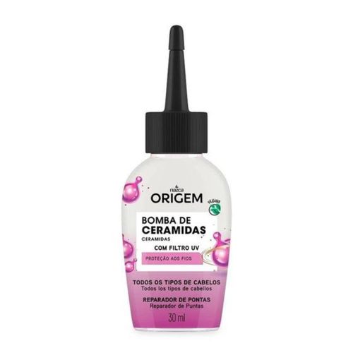 Reparador De Pontas Origem 30ml Bomba Ceramidas