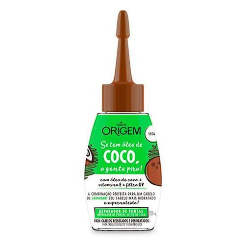 Reparador De Pontas Origem 30ml Óleo De Coco