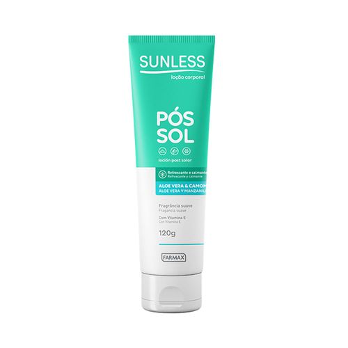 Protetor Solar Pós Sol Sunless 120g Camomila/Aloe Vera Protetor Solar Pós Sol Sunless 120g Camomila/Aloe Vera
