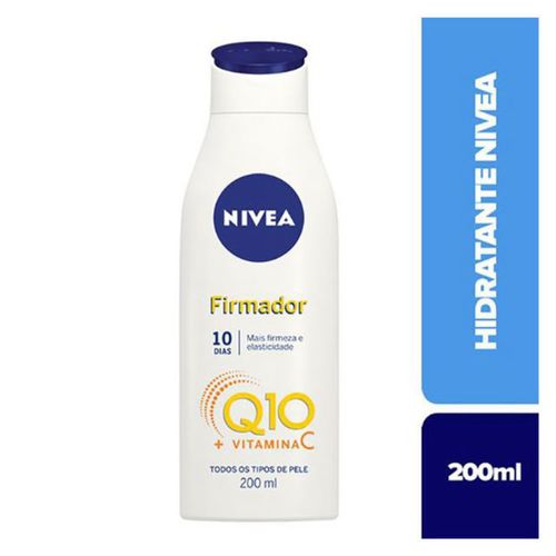 Nivea Loção Hidratante Firmador Q10 + Vitamina C Todos Os Tipos De Pele 200ml