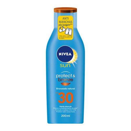 Nivea Sun Protetor Solar Protect & Bronze Fps30 200ml