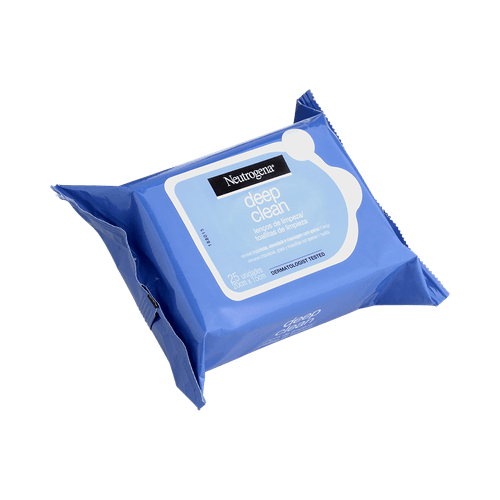 Lenço Demaquilante Neutrogena Deep Clean com 25 unidades Lenço Demaquilante Neutrogena Deep Clean com 25 unidades
