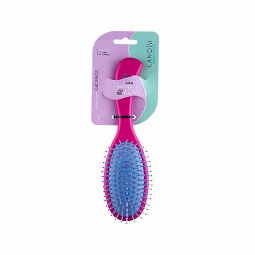 Lanossi Beauty & Care Escova Purple Raquete Oval Cores Roxo Lanossi Beauty & Care Escova Purple Raquete Oval Cores Roxo