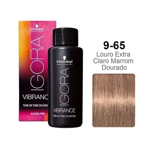 Igora Vibrance 9-65 Louro Extra Claro Marrom Dourado