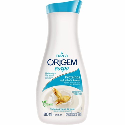Hidratante Origem 380ml Proteina Aveia Hidratante Origem 380ml Proteina Aveia