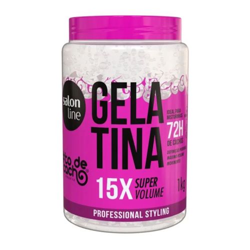 Gelatina Salon Line Todecacho 1Kg Super Volume Gelatina Salon Line Todecacho 1Kg Super Volume