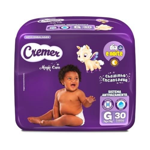 Fralda Descartável Cremer Mc Economica G 30 Unidades