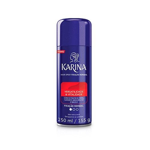 Fixador De Cabelo Spray Karina 250ml Normal Fixador De Cabelo Spray Karina 250ml Normal