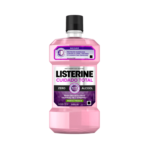 Enxaguante Bucal Listerine 250ml Cuidado Total Zero