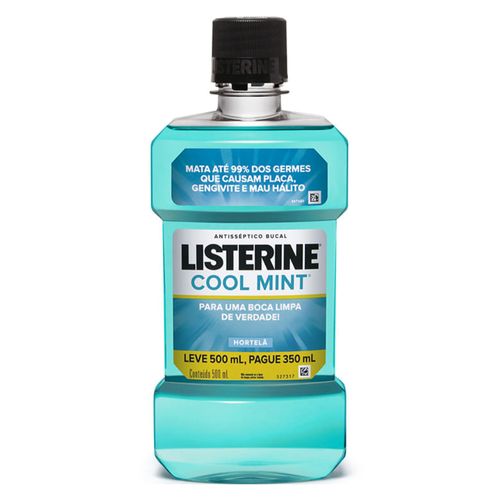 Enxaguante Bucal Listerine Cool Mint 500ml Enxaguante Bucal Listerine Cool Mint 500ml