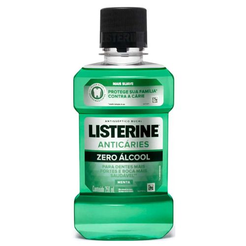 Enxaguante Bucal Listerine Anticáries Zero Álcool 250ml