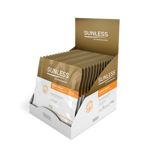 Descolorante Pó Sunless 8g Doura Pelos c/ 12 Unidades