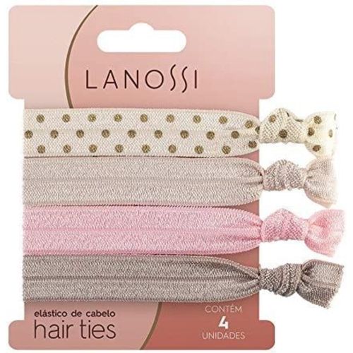 Elástico de Cabelo Lanossi Velvet Rose