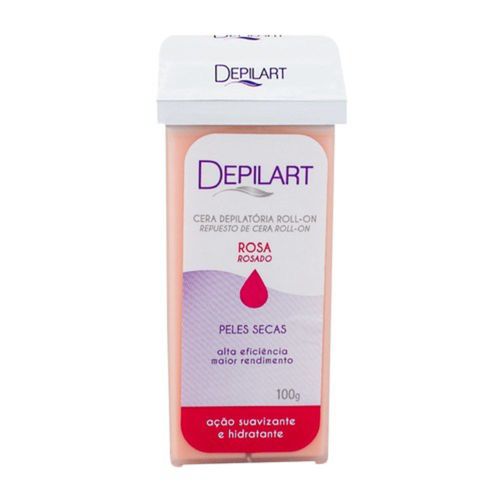 Depilador Cera Depilart Rollon 100g Rosa