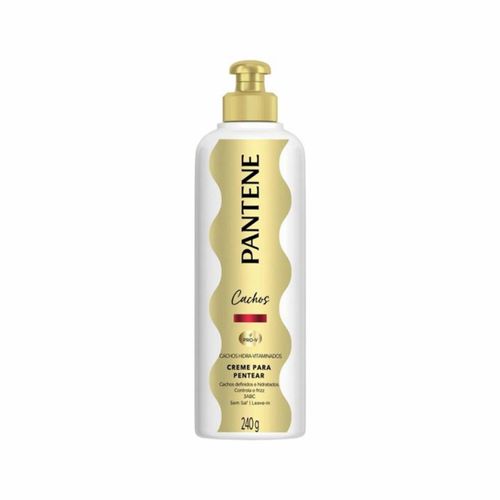 Creme Pentear Cachos Hidra-Vitaminados Pantene Simples 240g