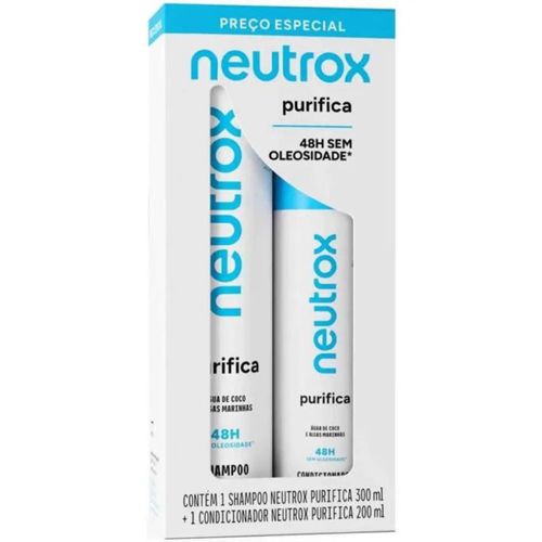 Shampoo + Condicionador Neutrox 300ml + 200ml Purifica