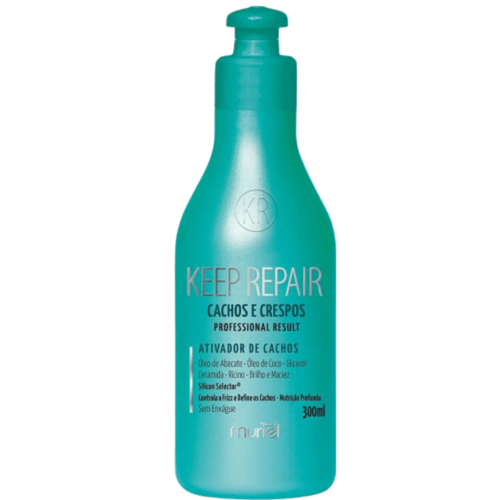 Ativador De Cachos Keep Repair 300ml Cachos E Crespos Ativador De Cachos Keep Repair 300ml Cachos E Crespos