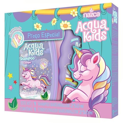 Shampoo + Condicionador Acqua Kids 250ml Marshmallow Shampoo + Condicionador Acqua Kids 250ml Marshmallow
