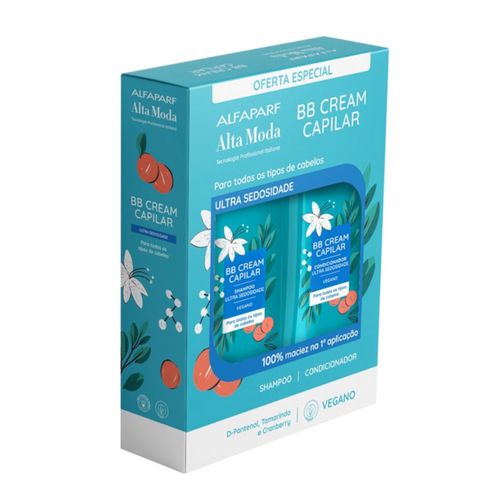 Shampoo + Condicionador Alta Moda 300ml +300ml Bb Cream