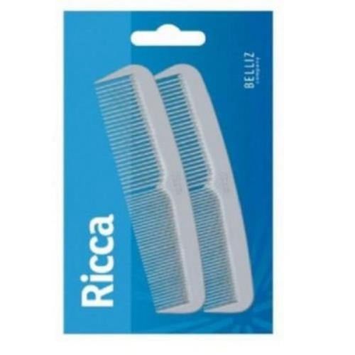 Ricca Pente Masculino Pequeno c/2 Unidades Ricca Pente Masculino Pequeno c/2 Unidades