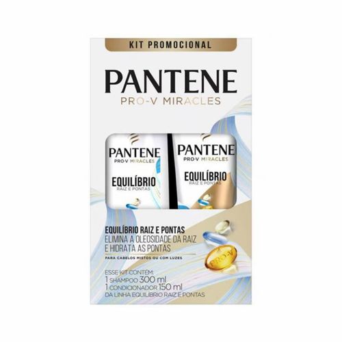 Kit Pantene Shampoo 300ml + Condicionador 150ml Equilibrio Kit Pantene Shampoo 300ml + Condicionador 150ml Equilibrio