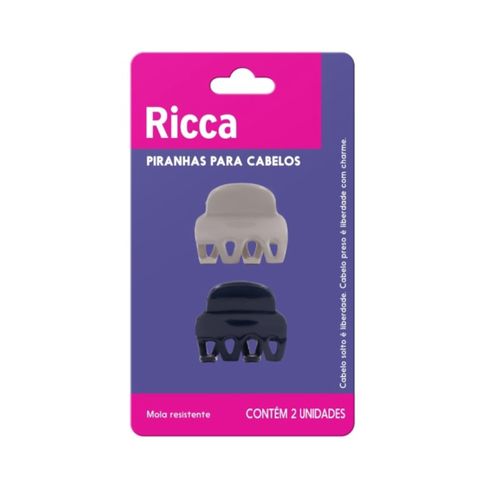 Piranha Clássica Fall Ricca Mini Com 2 Unidades Piranha Clássica Fall Ricca Mini Com 2 Unidades