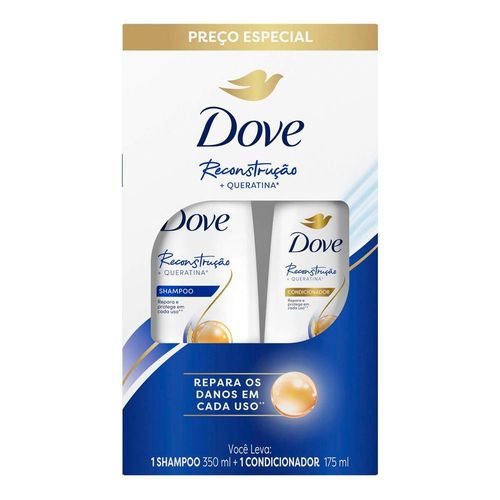 Kit Dove Reconstrução Shampoo 350ml + Condicionador 175ml Kit Dove Reconstrução Shampoo 350ml + Condicionador 175ml