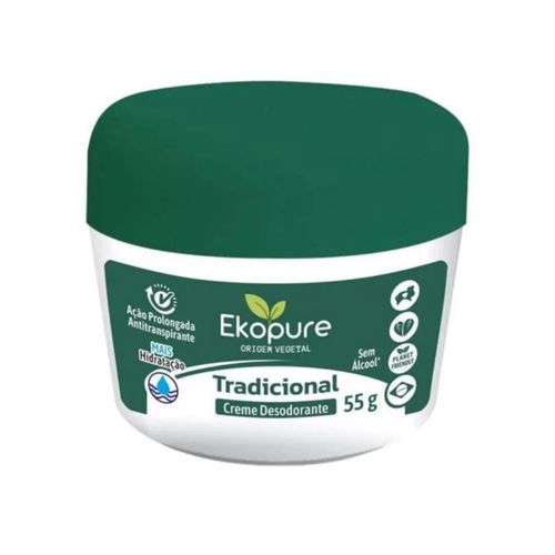 Desodorante Creme Ekopure 55g Tradicional Desodorante Creme Ekopure 55g Tradicional