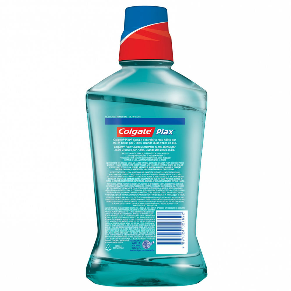 Enxaguante Bucal Colgate Plax Ice Infinity 500ml - Drogarias Pacheco