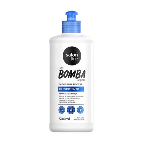 Creme Para Pentear Salon Line 500ml Sos Bomba De Repente Pronta