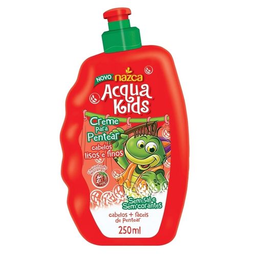 Creme Para Pentear Infantil Acqua Kids 250g Cabelos Lisos Creme Para Pentear Infantil Acqua Kids 250g Cabelos Lisos