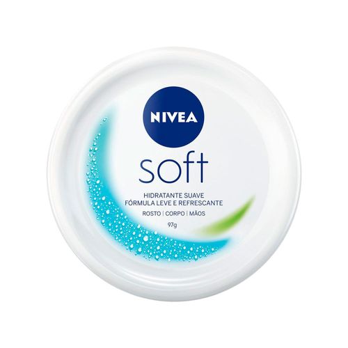 Creme Hidratante Rosto & Corpo & Mãos Nivea Soft 97g