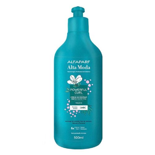 Creme Para Pentear Alta Moda 500ml Powerful Curl Cachos Creme Para Pentear Alta Moda 500ml Powerful Curl Cachos