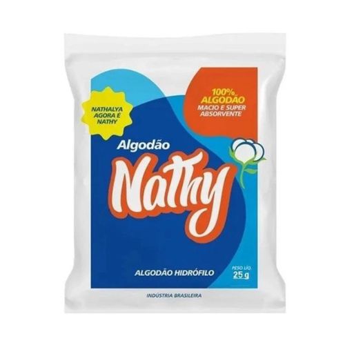 Algodão Hidrófilo 25g Nathy Algodão Hidrófilo 25g Nathy