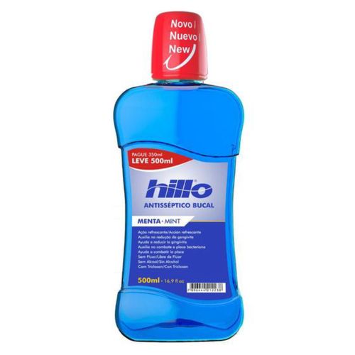 Antisseptico Vegano Hillo Menta Suave 500ml Antisseptico Vegano Hillo Menta Suave 500ml