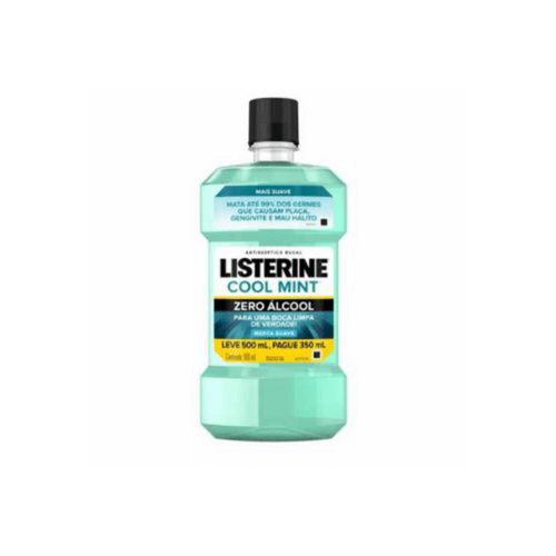Antisséptico Bucal Listerine Cool Mint Zero Álcool 500ml Antisséptico Bucal Listerine Cool Mint Zero Álcool 500ml