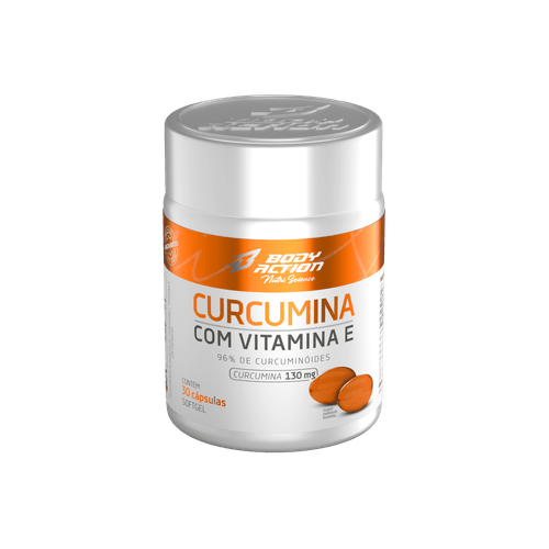 Curcumina Com Vitamina E 30 Cps Bodyaction