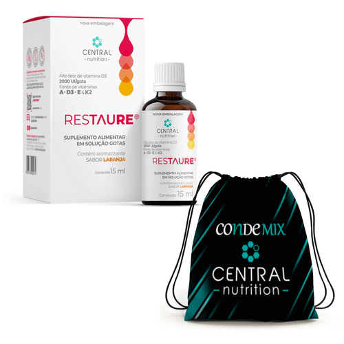 Restaure® Gotas Central Nutrition  + Mochila Conde Mix De Brinde