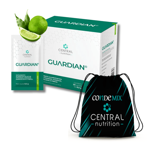 Guardian 30 Sachês 8,5g Sabor Limão + Mochila Conde Mix De Brinde
