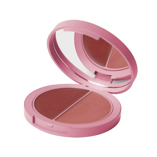 Blush e Iluminador Multifuncional Duo Care Natural Beauty Terracota e Rose 10g - Outubro Rosa Terracota e Rose