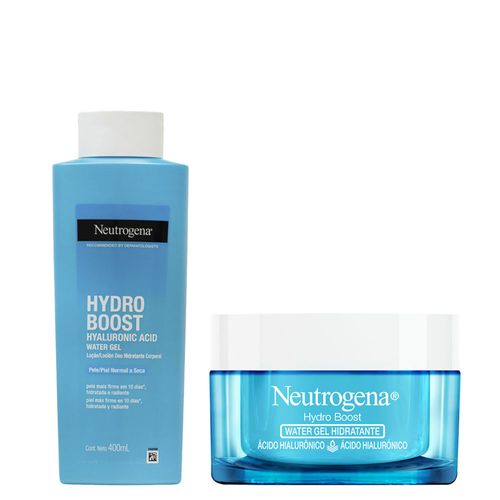 Kit Neutrogena Hydro Boost Hidratante Facial 50g + Gel Hidratante Corporal 400ml Kit