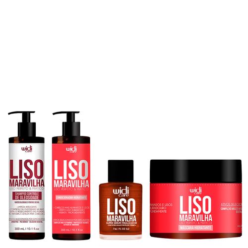 Kit Widi Care Liso Maravilha -1 Produto+2 Produtos Hidratante Liso Maravilha+super Liso Sérum 7ml Kit Kit Widi Care Liso Maravilha -1 Produto+2 Produtos Hidratante Liso Maravilha+super Liso Sérum 7ml Kit