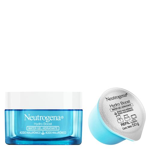 Kit Neutrogena Hydro Boost Hidratante Facial 50g + Refil 50g Kit Kit Neutrogena Hydro Boost Hidratante Facial 50g + Refil 50g Kit