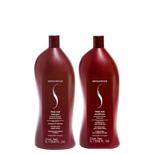 Kit Senscience True Hue - Shampoo 1000ml + Condicionador 1000ml Kit