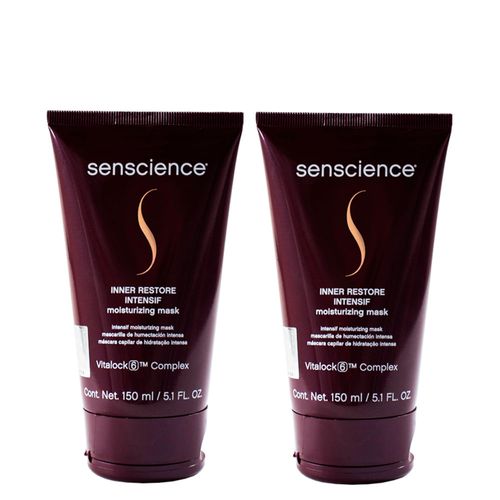 Kit Senscience Inner Restore Intensif - Máscara de Hidratação 150ml - 2 Unidades Kit